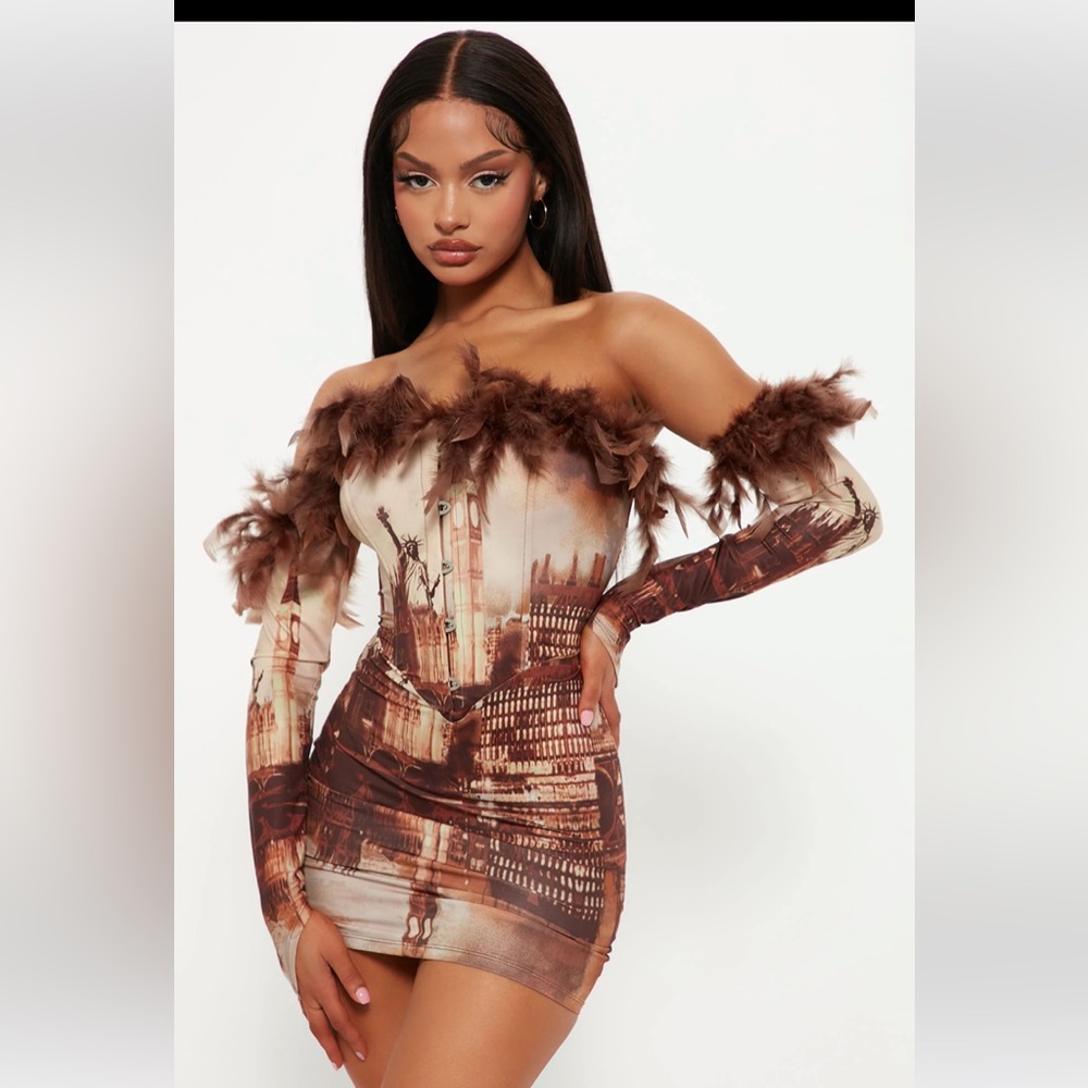 Brown dress